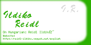 ildiko reidl business card